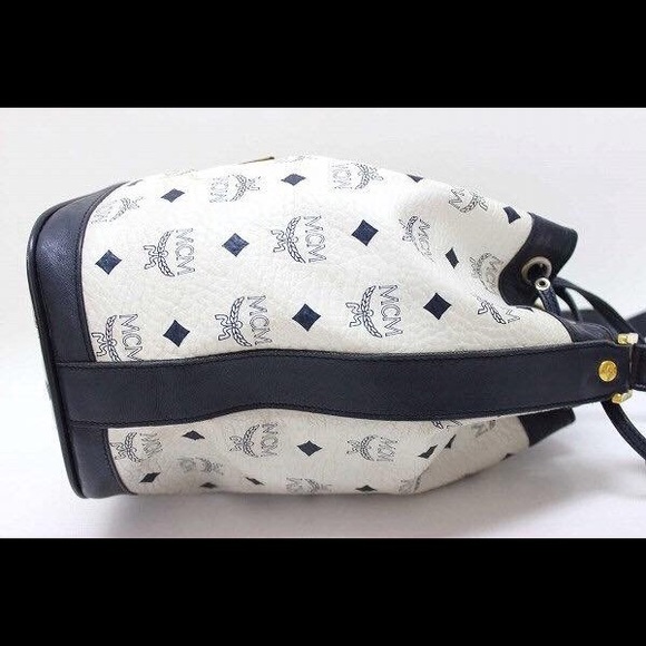 MCM Elegant Cross Body Hobo Bucket Bag - Picture 5 of 8